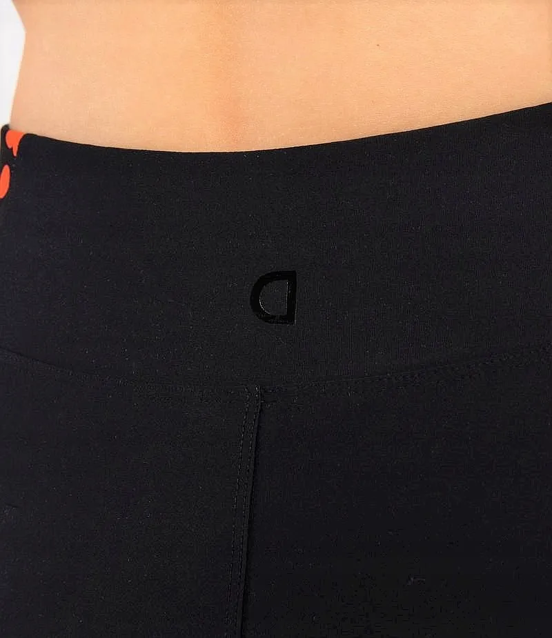 Desigual Damen Leggings „Regular Waist“ - Schwarz mit Muster 21WWKK202000 GR. L