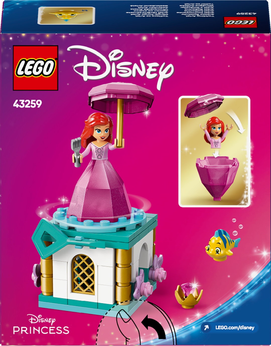 LEGO® Disney Prinzessin 43259 Arielle Spieluhr
