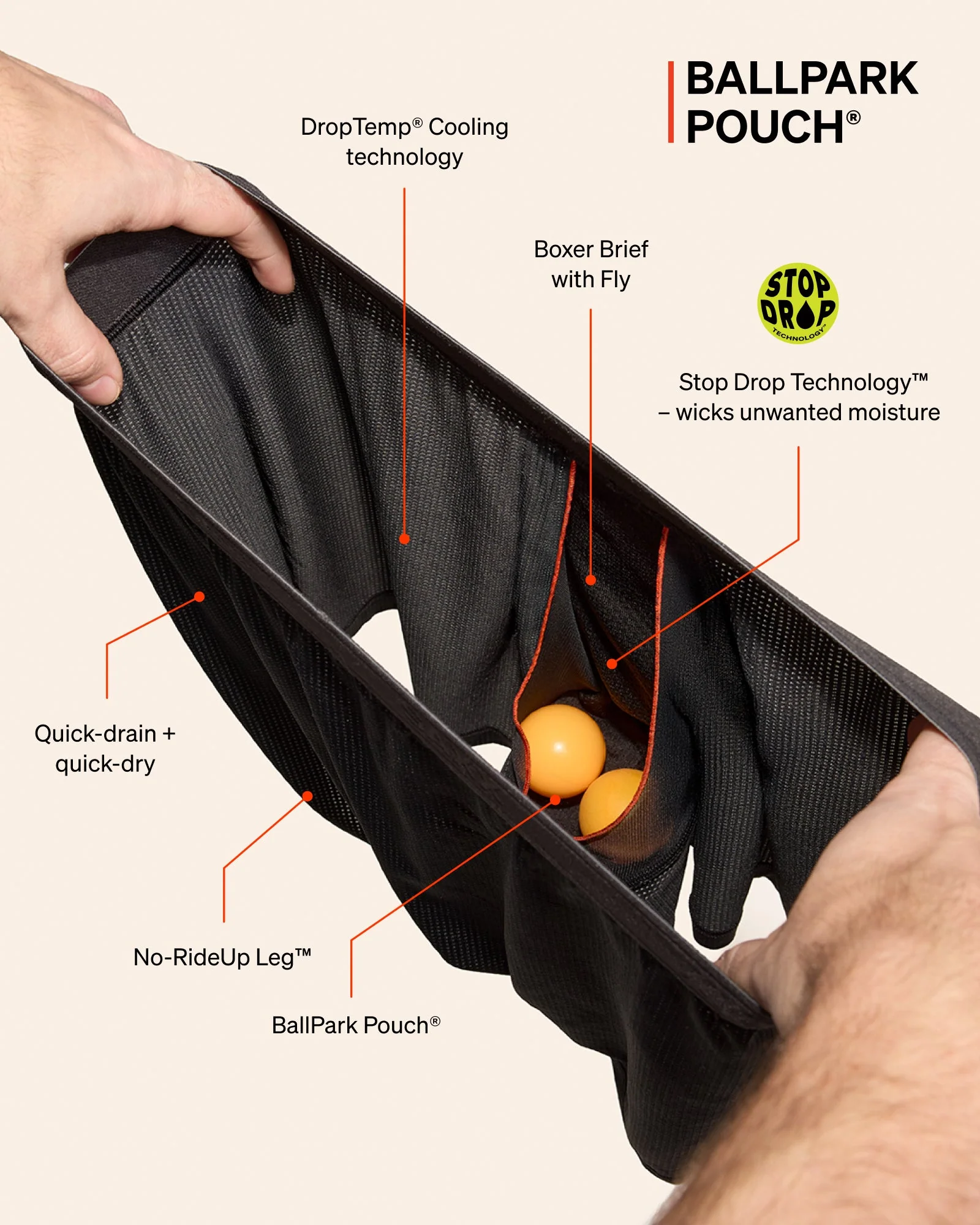 SAXX Boxershort Quest Quick-Dry Mesh - Maritime - Bild 5