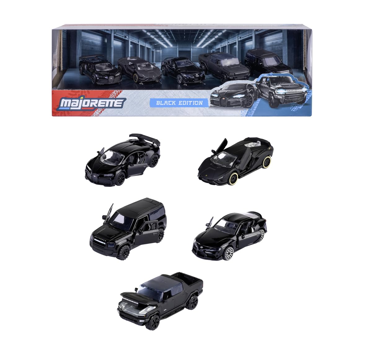Majorette, BLACK, EDITION, 5, PIECES, GIFTPACK, 8502005000