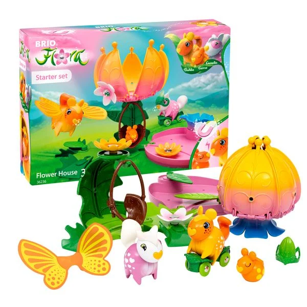 BRIO Flora - 36236 Starter-Set Blumenhaus | Spielset für endlosen fantasievollen Spielspaß für Mädchen und Jungen ab 3 BRIO Flora - 36236 Starter-Set Blumenhaus | Spielset für endlosen fantasievollen Spielspaß für Mädchen und Jungen ab 3