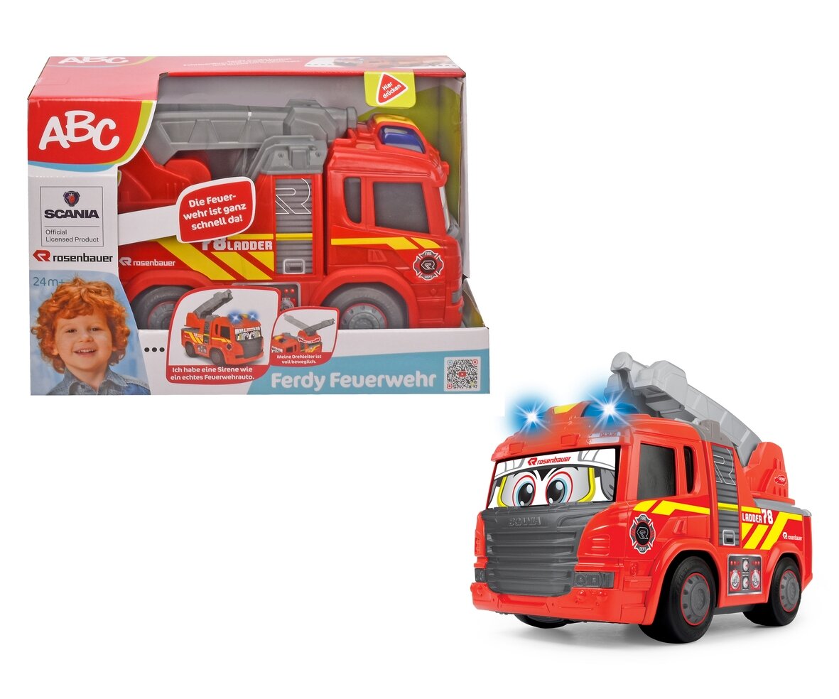 ABC_Scania_Ferdy_Feuerwehr_(204114005GER), Baby, Person, Lastwagen, Fahrzeug, Gesicht