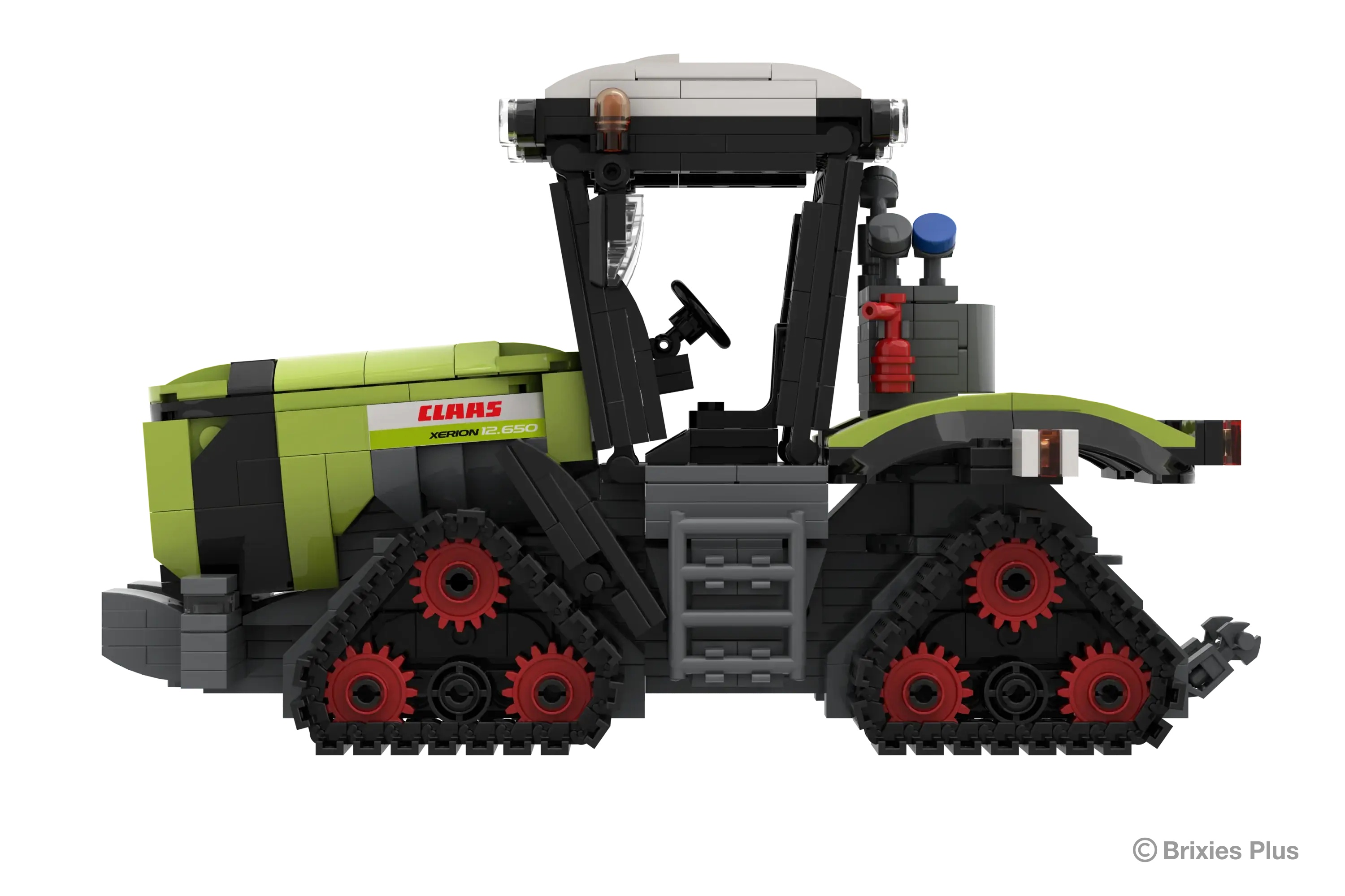 BRIXIES Plus CLAAS Xerion 12.650 TERRA TRAC Bulldozer, Maschine, Traktor, Transport, Fahrzeug