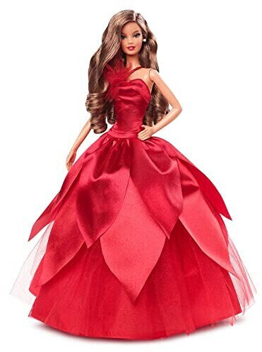 _Barbie_Signature_Holiday_Barbie_2_2022_Limited_Edition, Kleid, Formelle Kleidung, Puppe, Figur