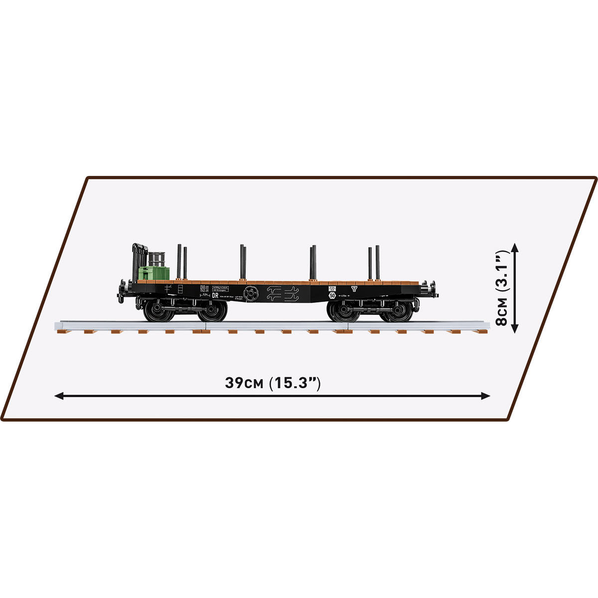 COBI 6284 - GERMAN RAILW. SCHW. PLATTW. SCALE 1:35 - Bild 9