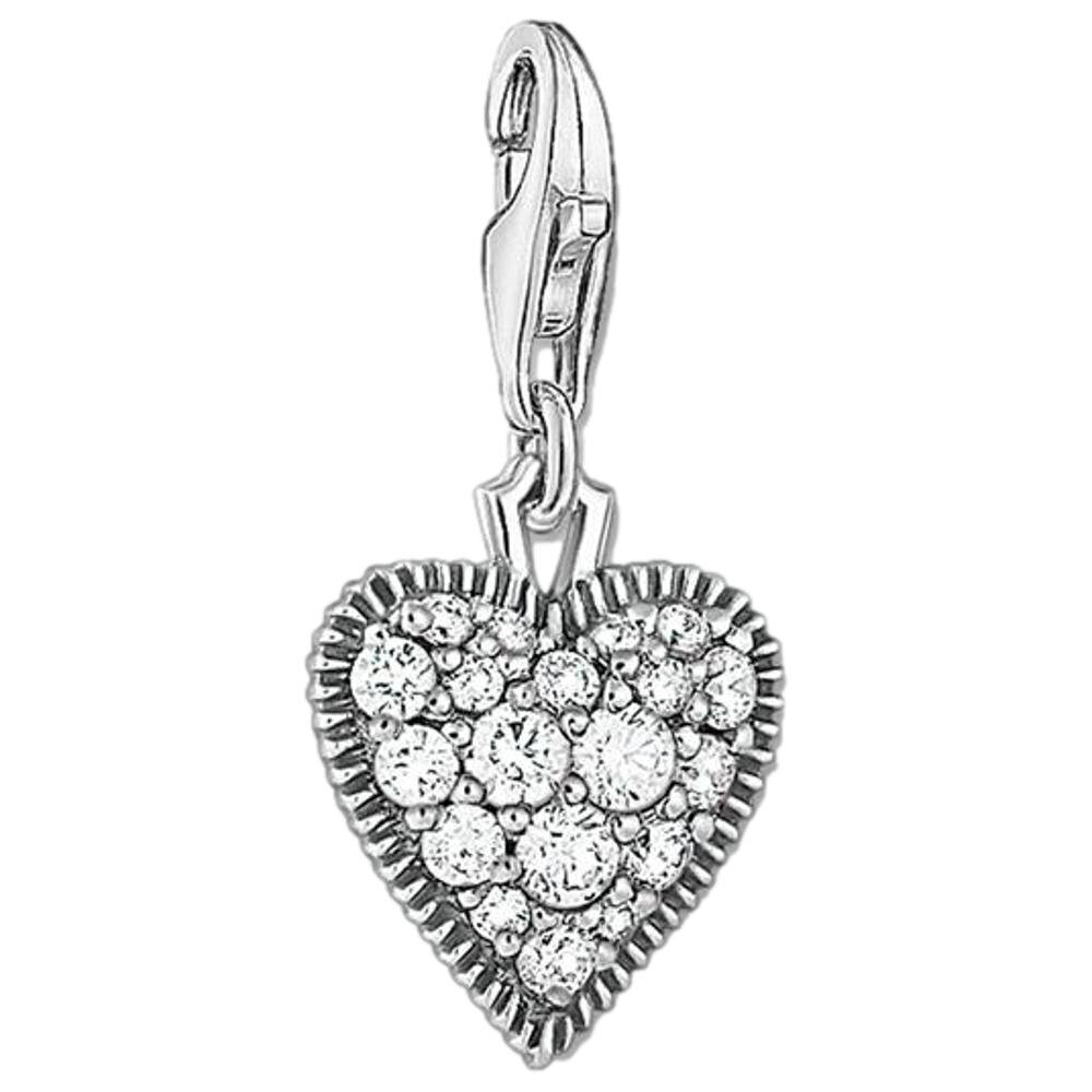 Thomas, Sabo, Anhänger, Charm-Club, Vintage, Herz, 1747-643-14, Zubehor, Ohrring, Schmuck, Anhänger, Diamant