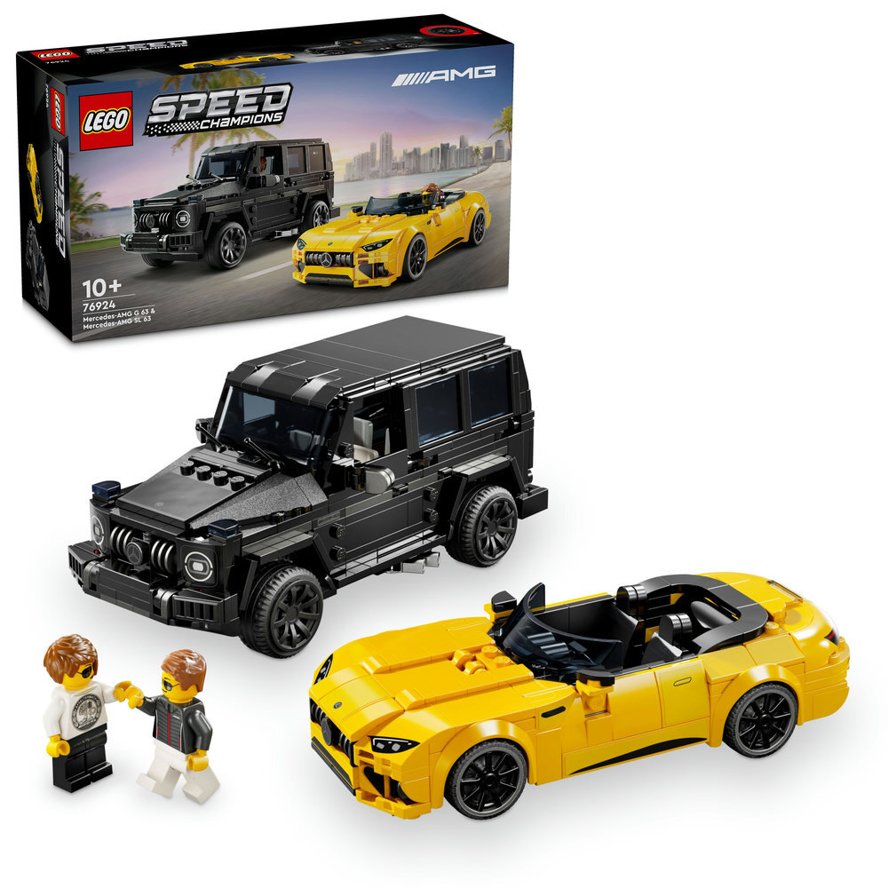 LEGO® Speed Champions Mercedes-AMG G 63 & Mercedes-AMG SL 63 76924 Rad, Sprach, Leichtmetallfelge, Auto, Spielzeug