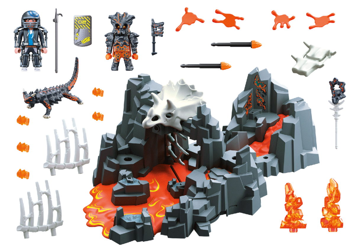 Spielzeug, Dinosaurier, Reptil, Person, Helm