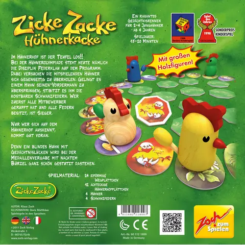 Zoch Zicke Zacke Hühnerkacke