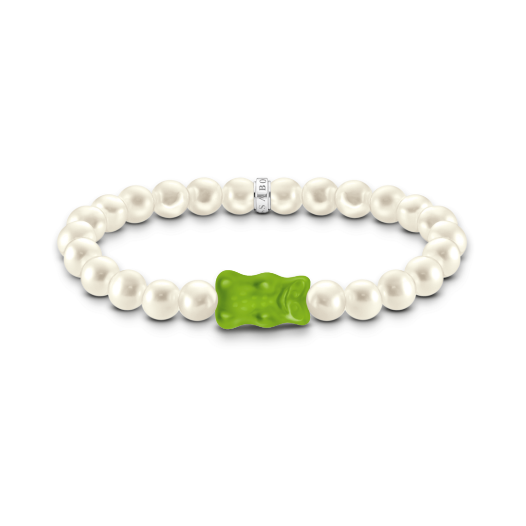 Thomas Sabo Armband Mit Haribo Perlene Goldbär Länge 15 Cm Grün A2154-017-6-L15 Thomas, Sabo, Armband, Mit, Haribo, Perlene, Goldbär, Länge, 15, Cm, Grün, A2154-017-6-L15