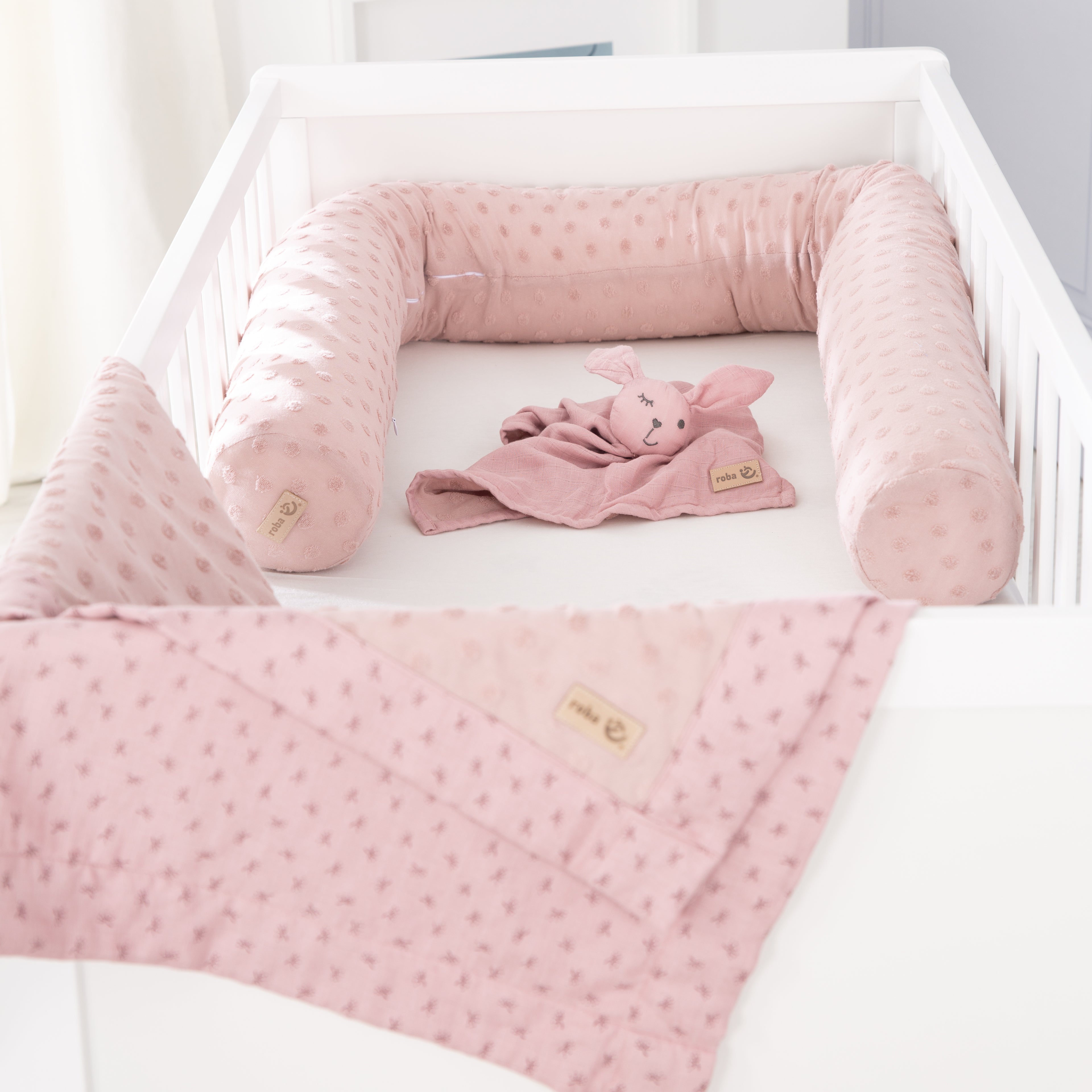 Roba 226S03T3 Geschenkset Baby Kuscheln & Spielen rosa alt rosa – Heim Textilien - Produktbild 3