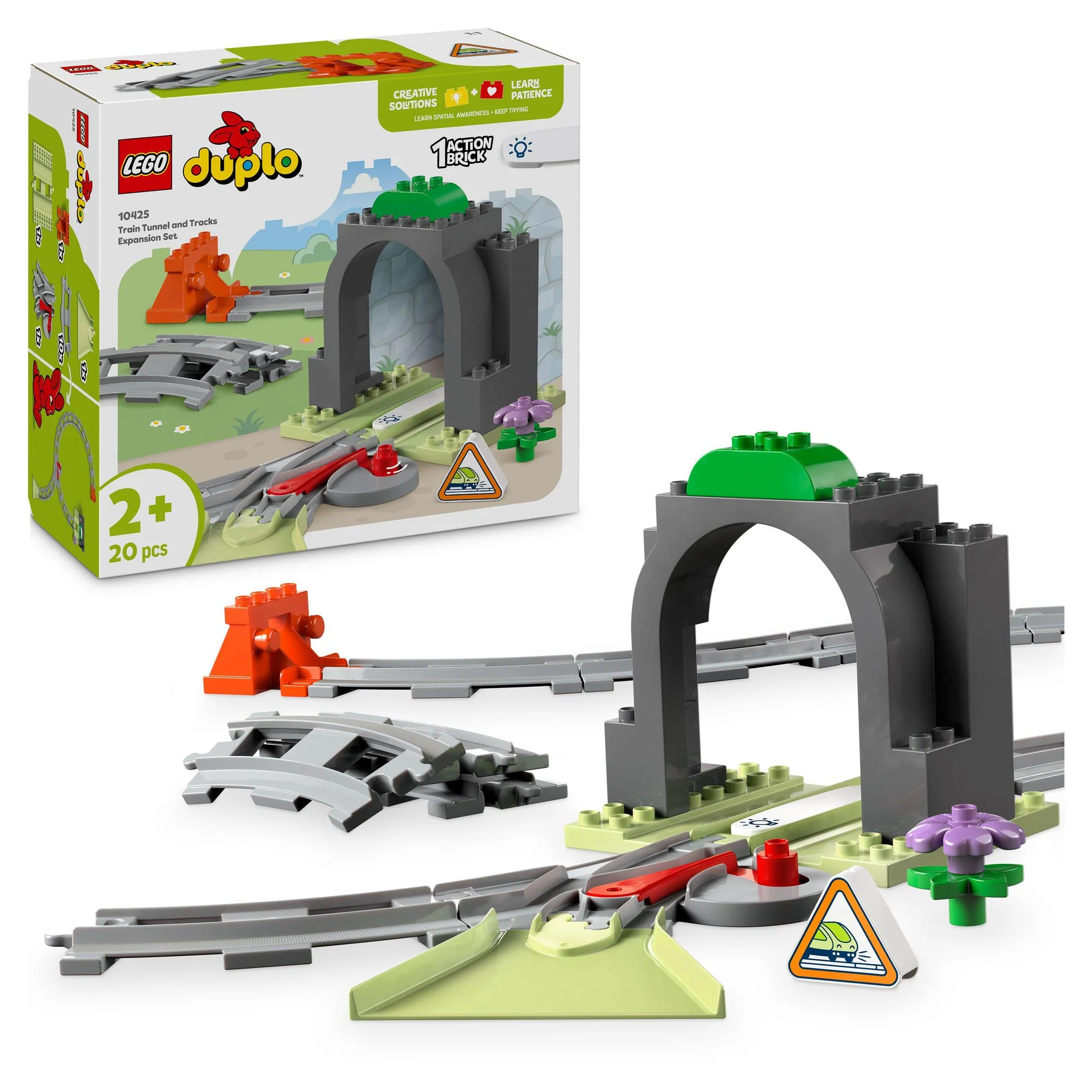 LEGO® DUPLO® Eisenbahntunnel und Schienen - Erweiterungsset 10425