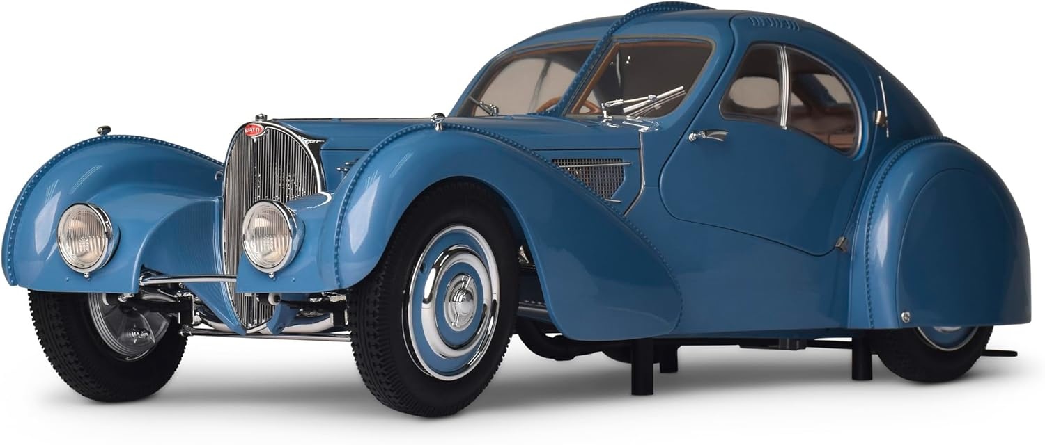 IXO 520010108 Bugatti 57 SC Premium Modellbausatz im Maßstab 1:8 Antikes, Auto, Auto, Fahrzeug, Hot, Rod, Rad