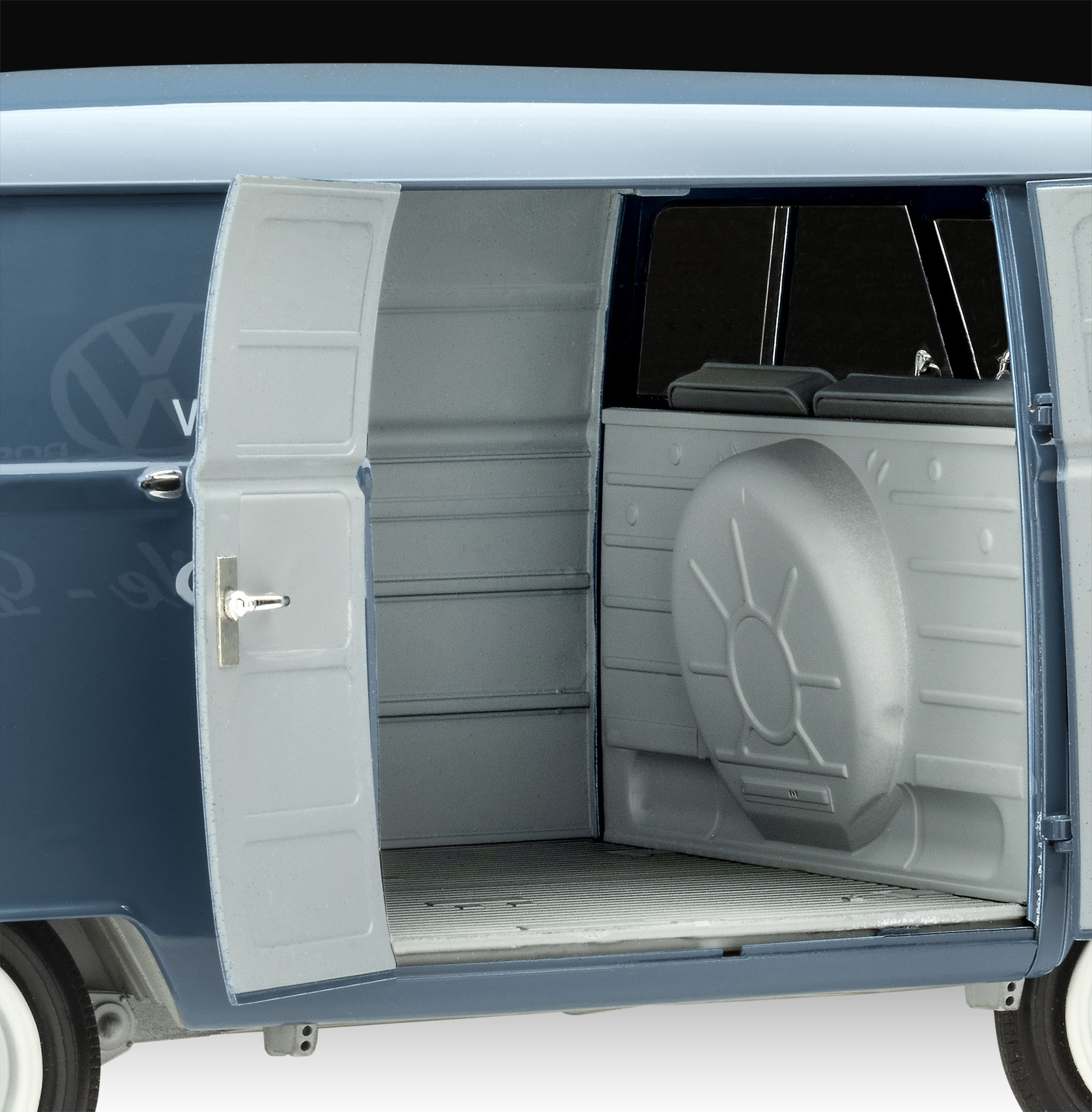 Revell 07742 VW T1 Panel Van. 75 Years Jubiläumsmodell Wohnwagen, Transport, Transporter, Fahrzeug, Auto