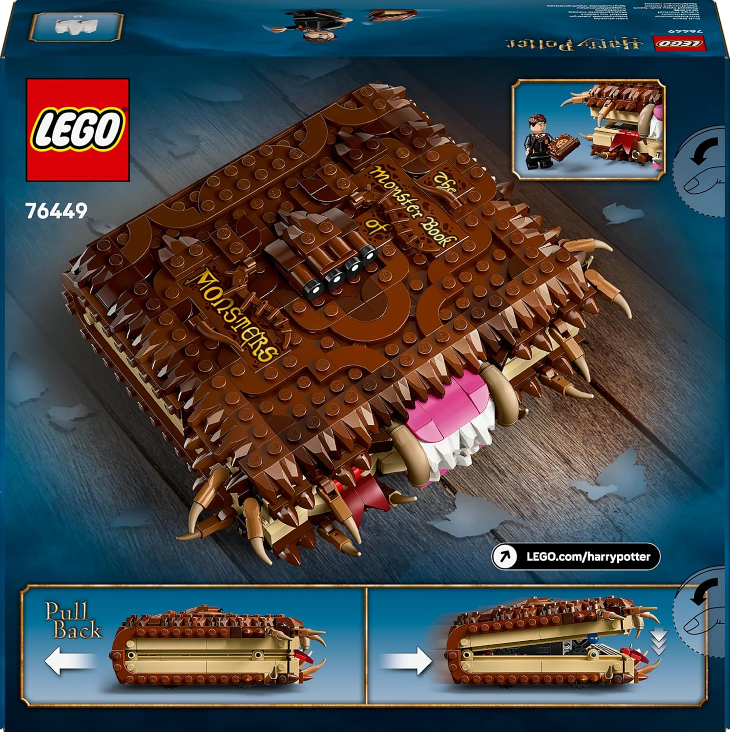 LEGO® Harry Potter™ 76449 Beißendes Monsterbuch der Monster