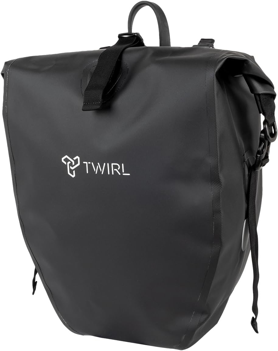 TWIRL 123200 – Gepäckträgertasche CARRY S 22 L Schwarz