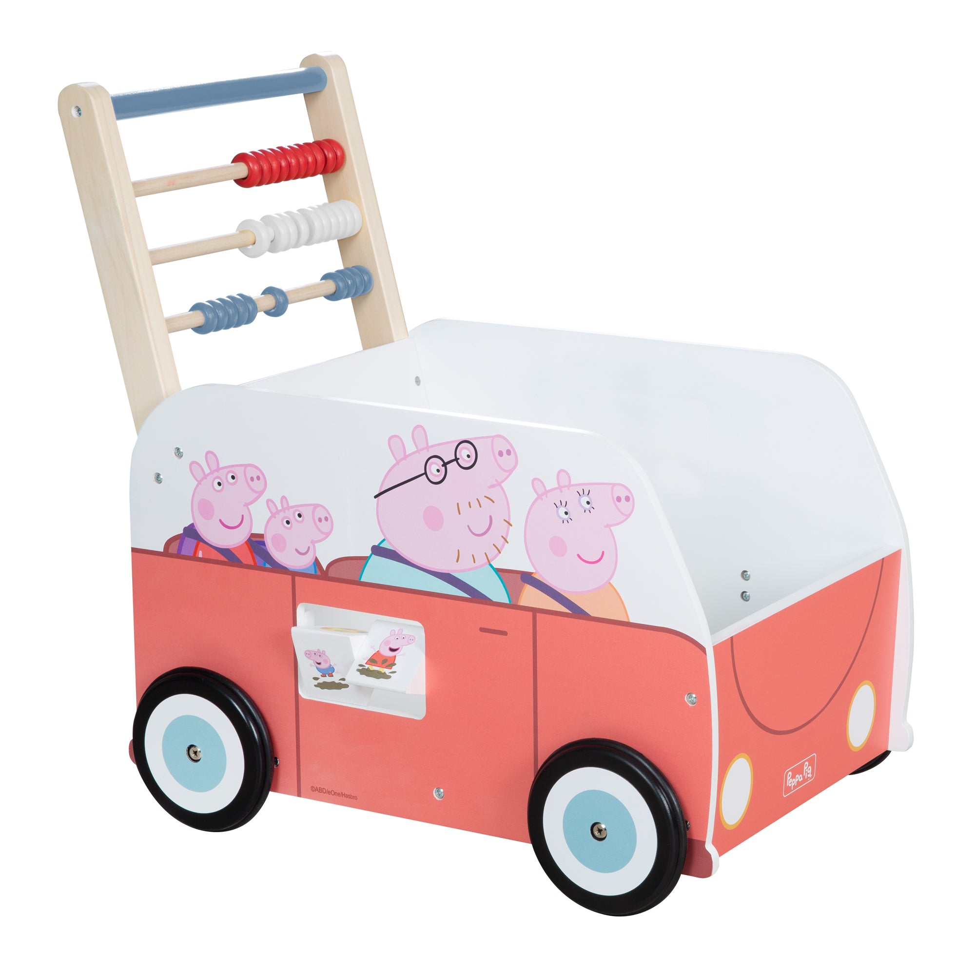 Roba 460157PP1 Bully-Schiebebus Peppa Pig weiß – Puppenmöbel & Häuser - weiß - Puppenmöbel & Häuser - Produktbild 1
