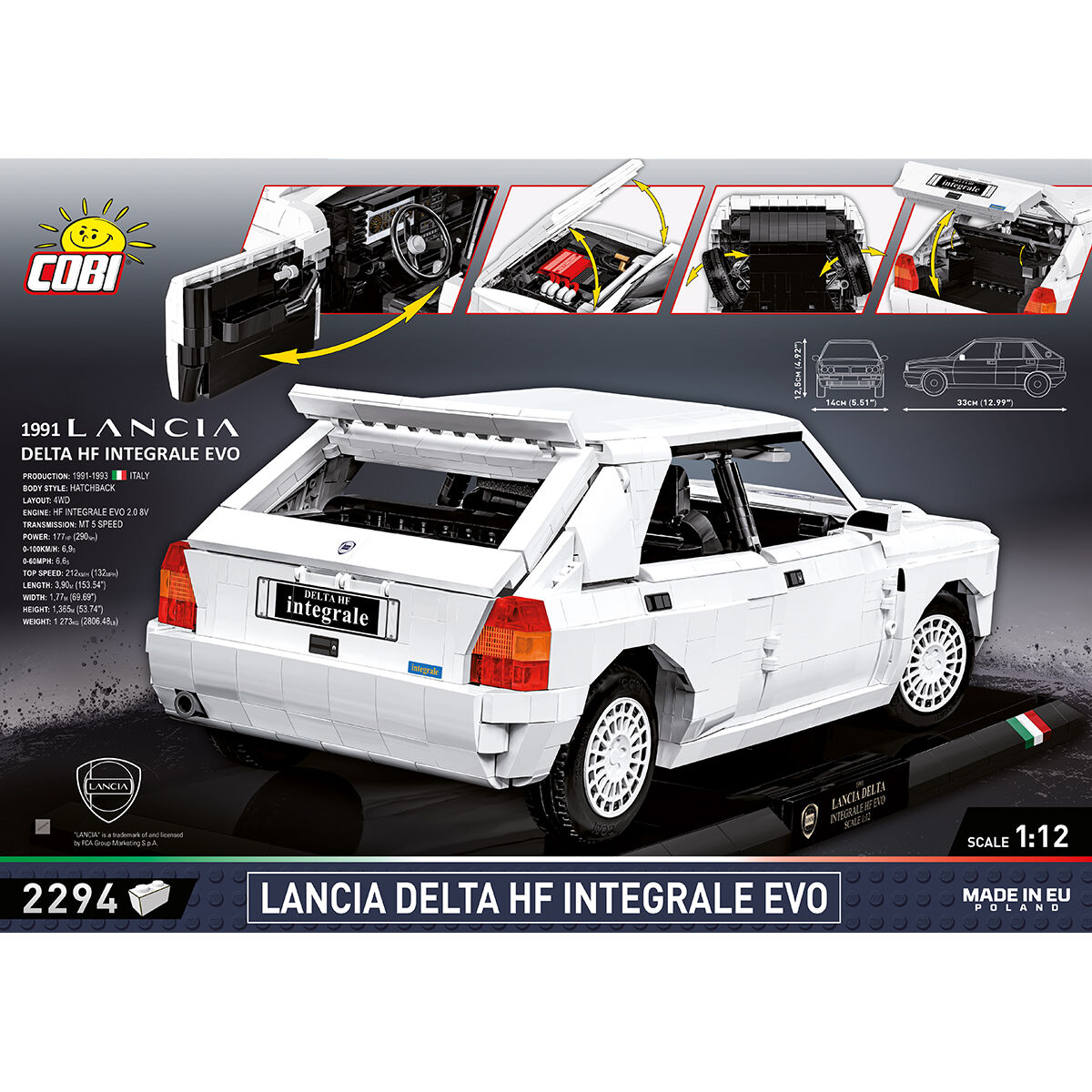 COBI 24356 - LANCIA DELTA HF Integrale EVO Executi - Bild 4