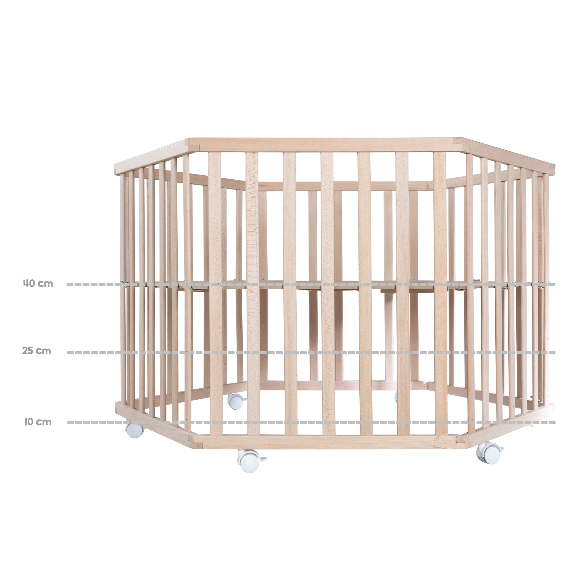 Roba 0232S105 Laufgitter 6-eckig Liebhabär natur lackiert - Produktbild 4