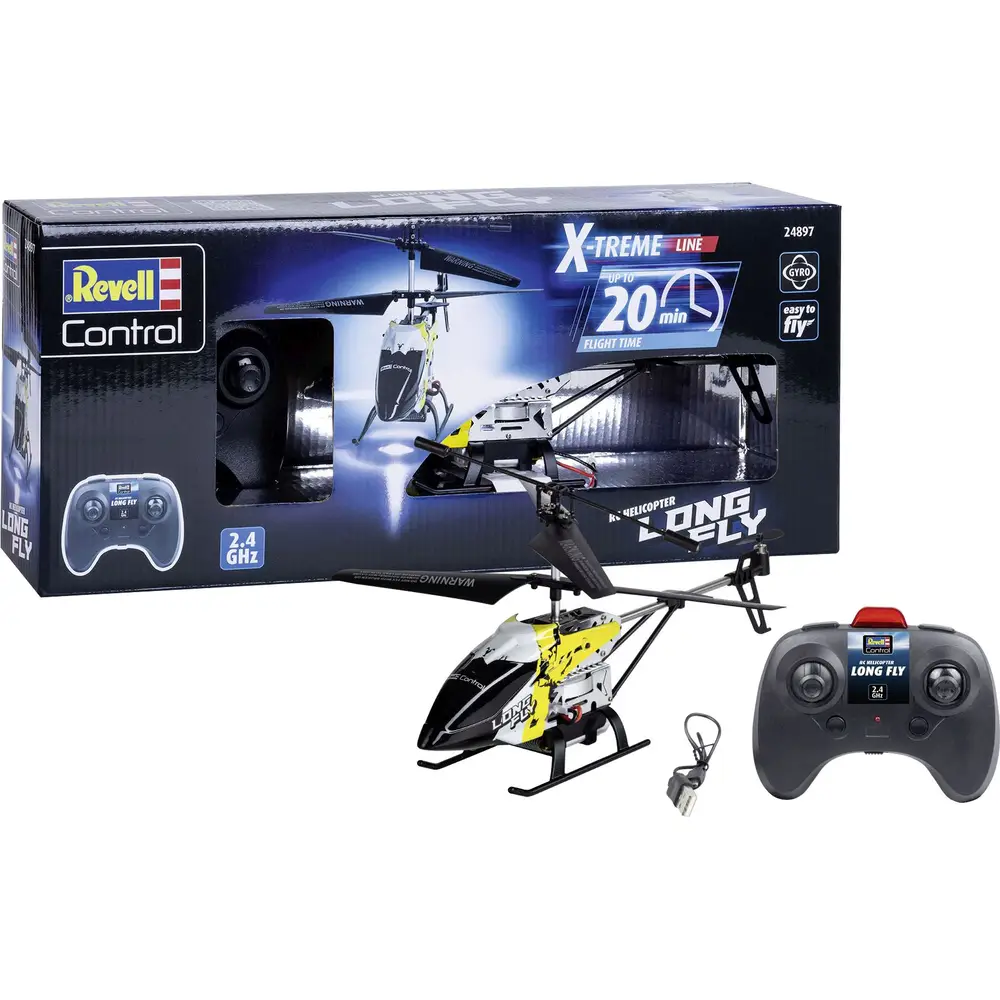 Revell 24897 RC X-TREME Helicopter Long Fly , Revell Control Ferngesteuerte Drohne Revell 24897 RC X-TREME Helicopter Long Fly , Revell Control Ferngesteuerte Drohne