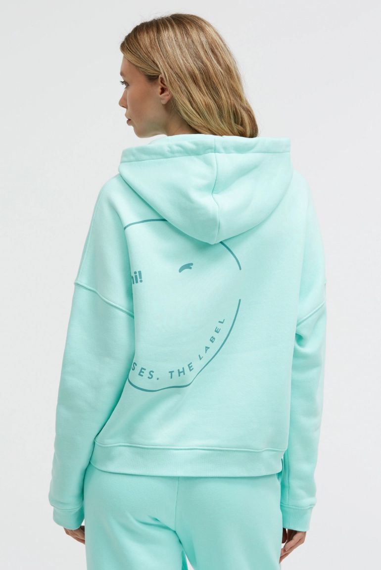 SENSES 2602365712 Hoodie SE: RENITY mit Print, Damen, Türkis