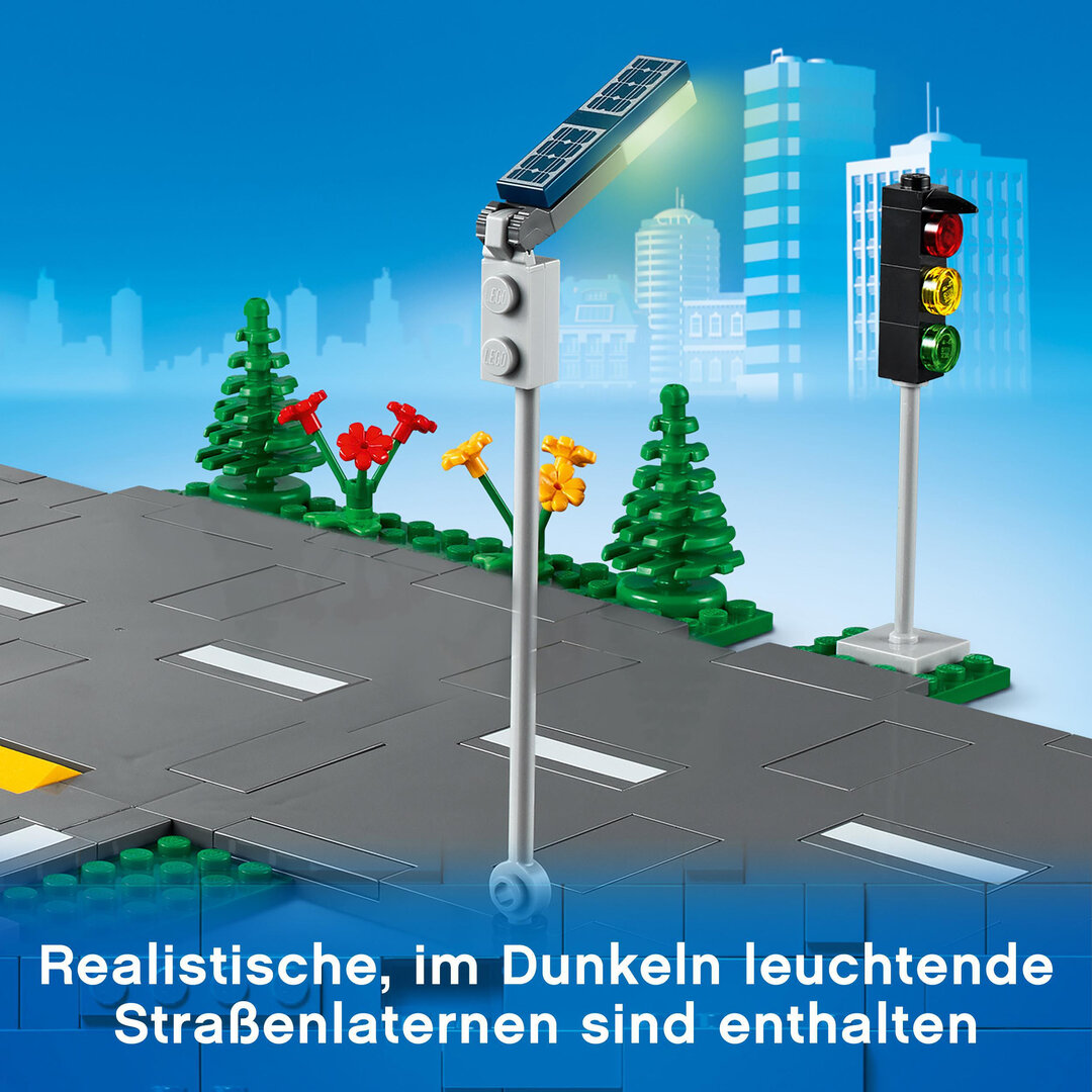 LEGO® City Straßenkreuzung mit Ampeln 60304 Licht, Ampel