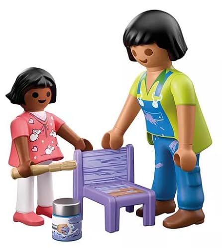 PLAYMOBIL 71881 Fleißige Handwerkerinnen Kreativer Anstrich für das Kinderzimmer