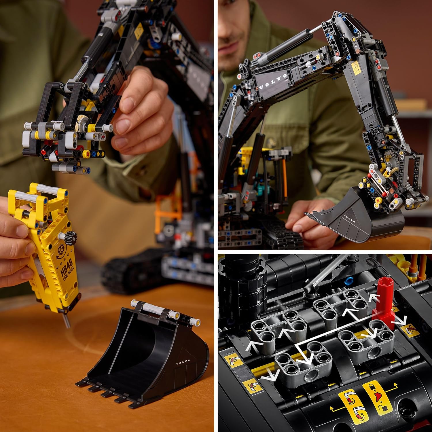 LEGO 42175 Technic Porsche 963 Rennwagen-Bauset LEGO Technic 42175 Porsche 963 Langstrecken-Rennwagen in Rot, Weiß und Schwarz mit realistischen Details