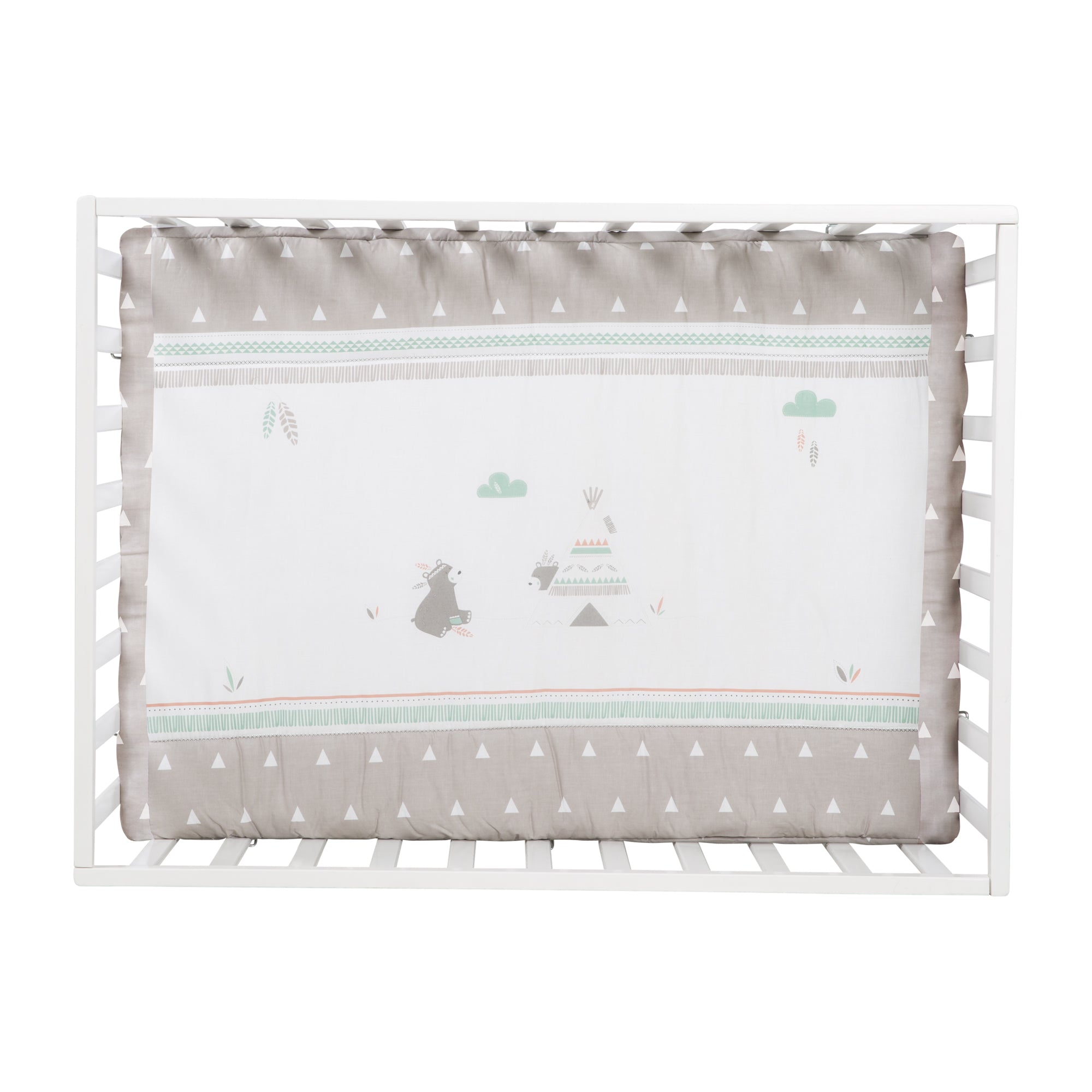 Roba 0241WES198A Laufgitter 100x75 cm Indibär weiß - Produktbild 6