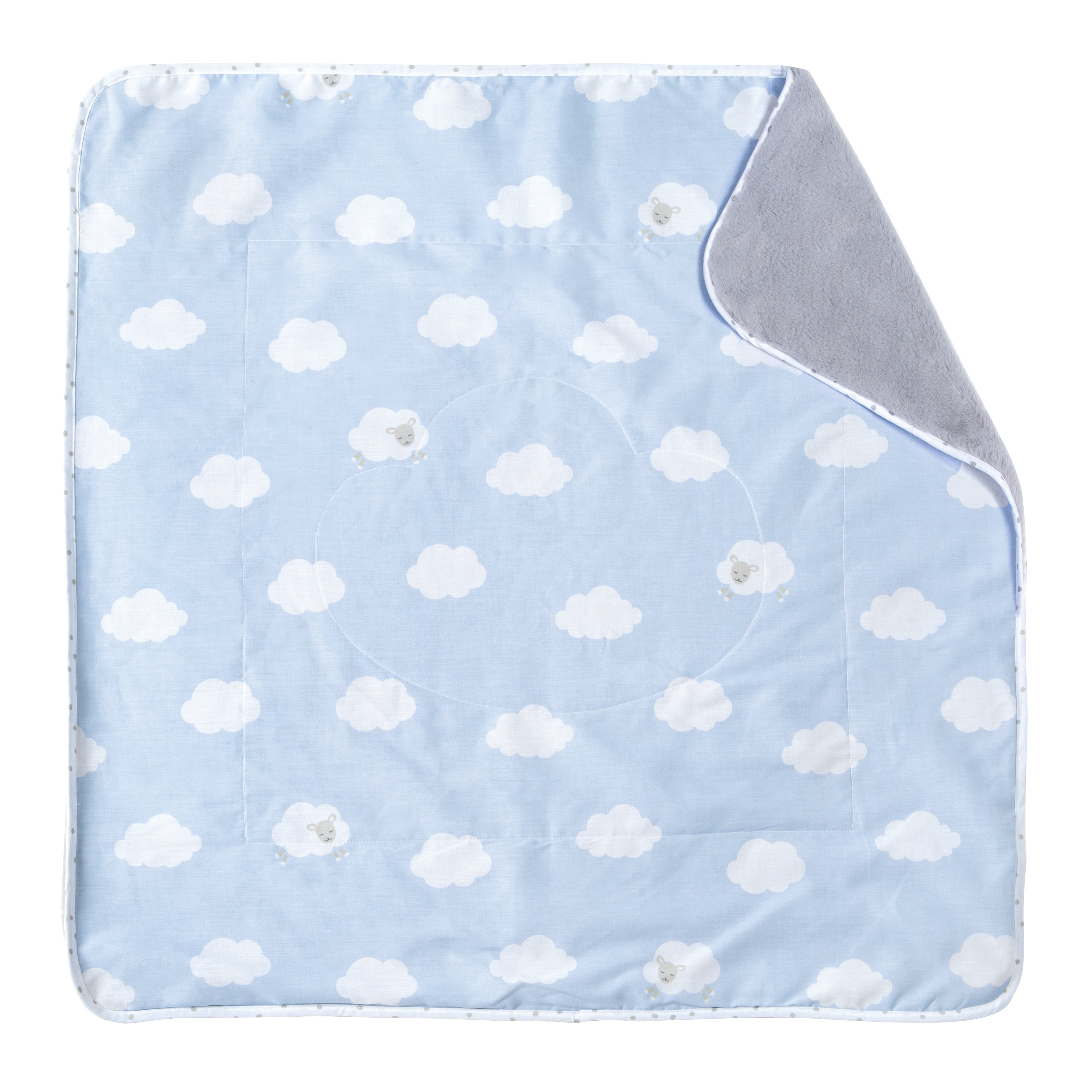 Roba 306100V203 Kuscheldecke Kleine Wolke blau – Heim Textilien - Produktbild 5