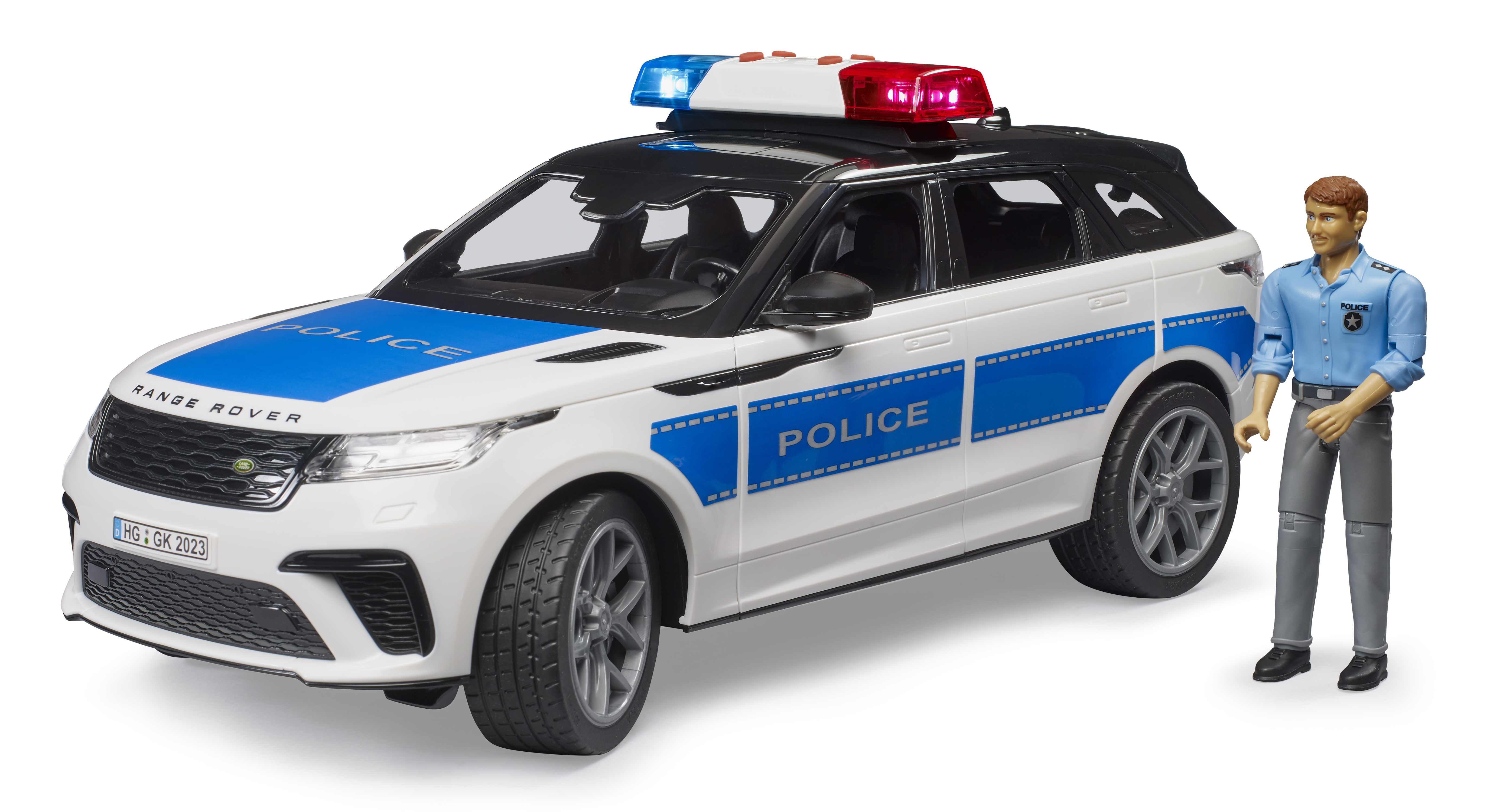 BRUDER 02890 - Range Rover Velar Polizeifahrzeug mit Polizist