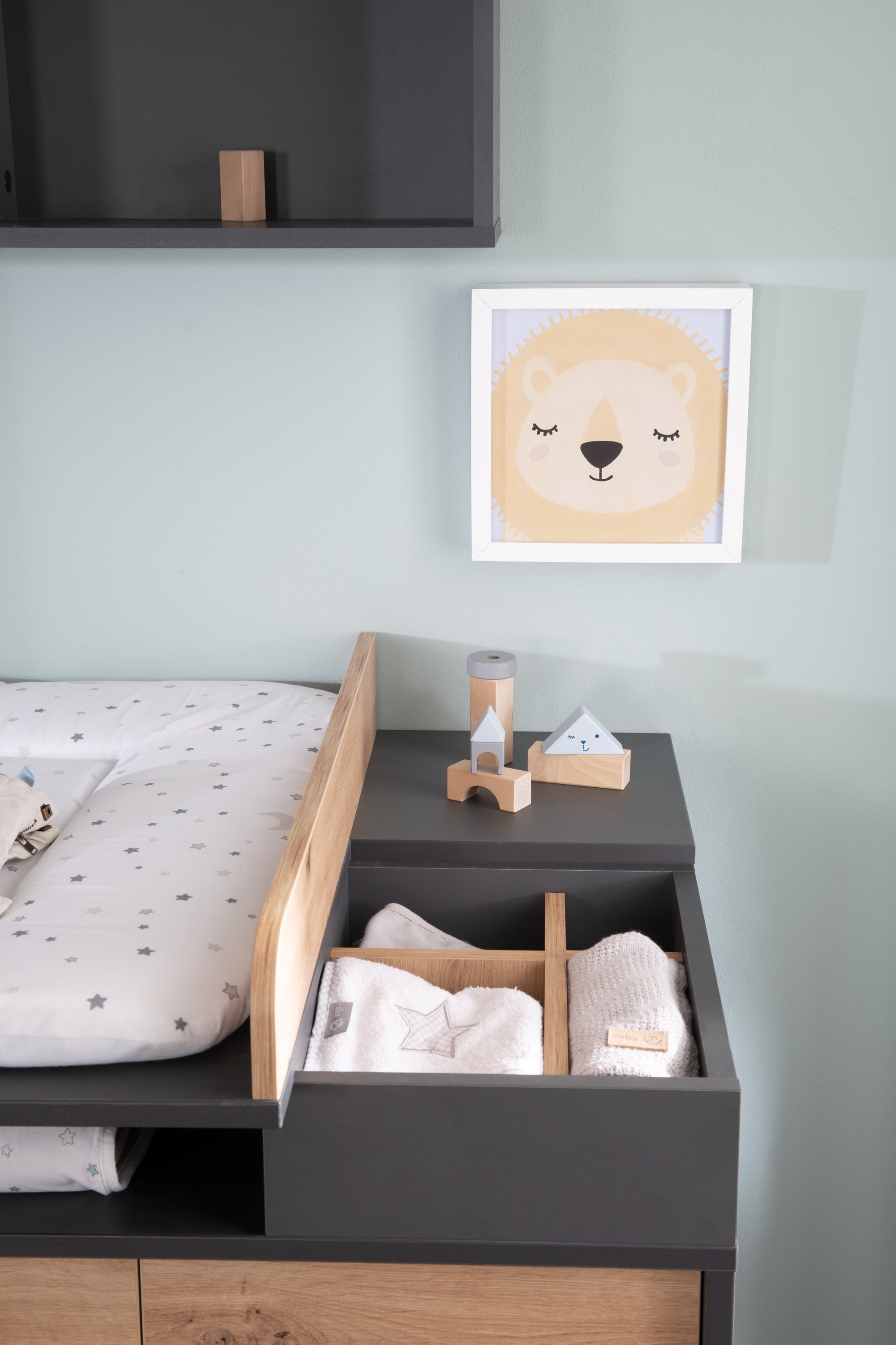 Roba 1731849 Wickelkommode breit Lenn anthrazit - Produktbild 14