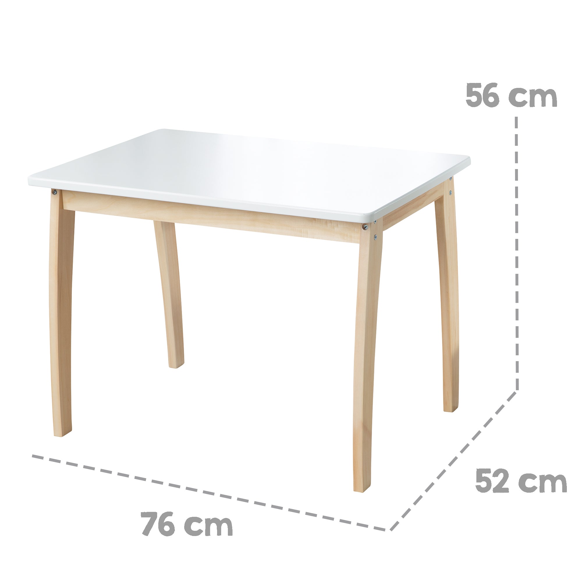 Roba 50728WE Kindertisch weiß – Spielmöbel - Produktbild 3