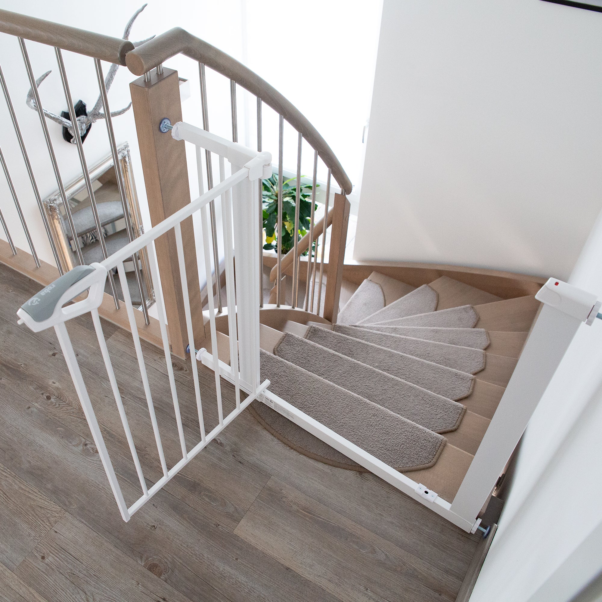 Roba 215047WE Türschutzgitter Metall weiß - Produktbild 13