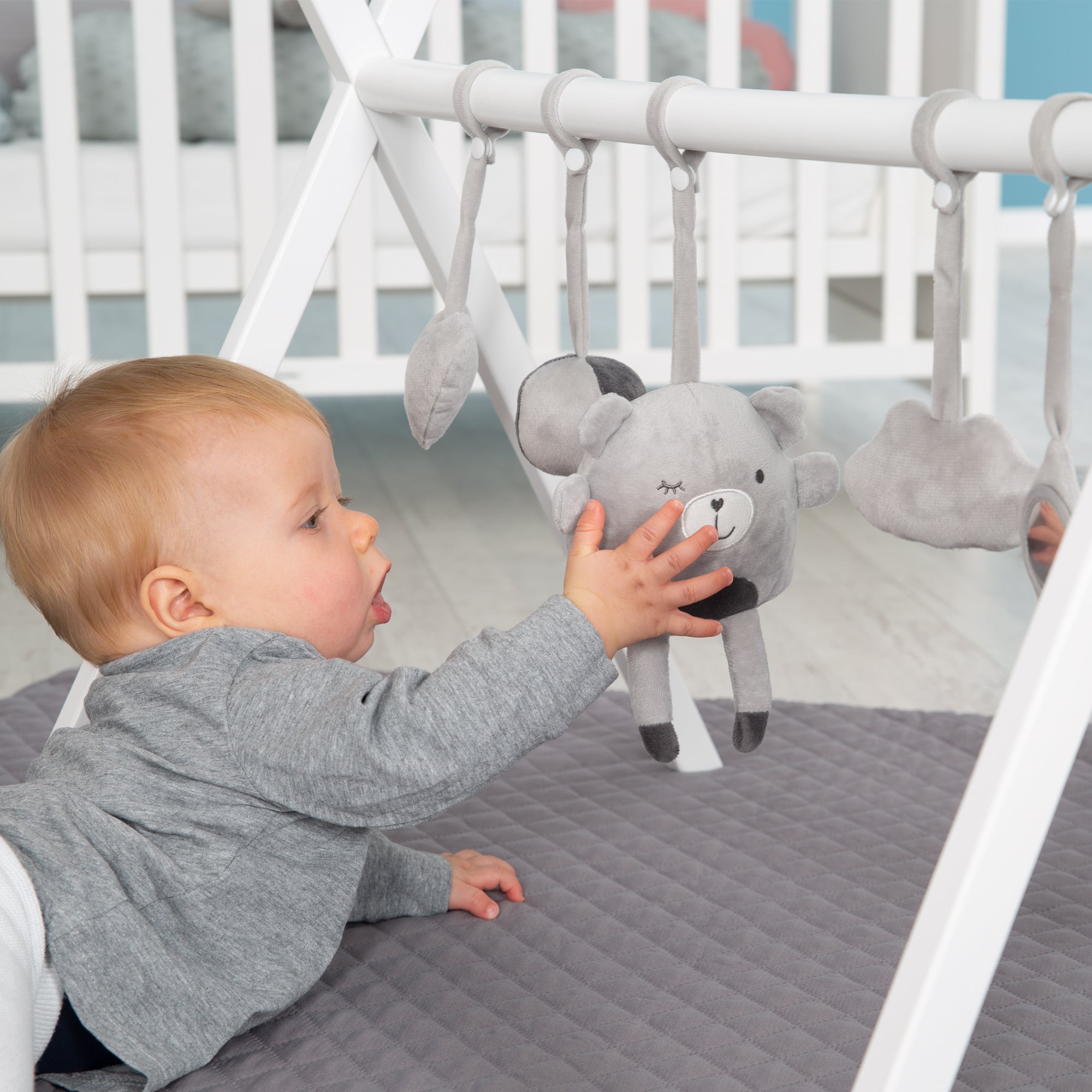 Roba 440100WEV230 Spieltrapez + Anhängerset grau weiß – Motorik & Lernen - Produktbild 7