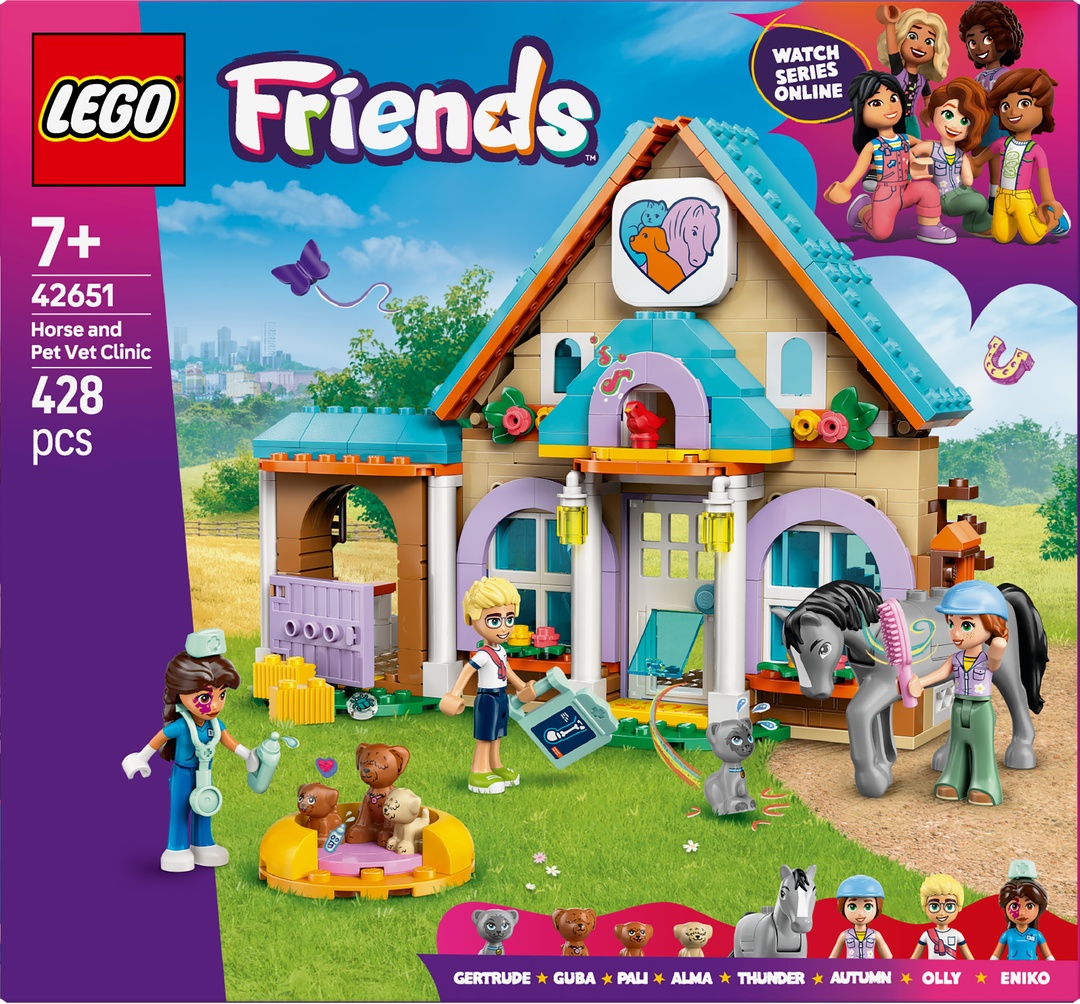 LEGO® Friends 42651 Tierarztpraxis für Pferde und