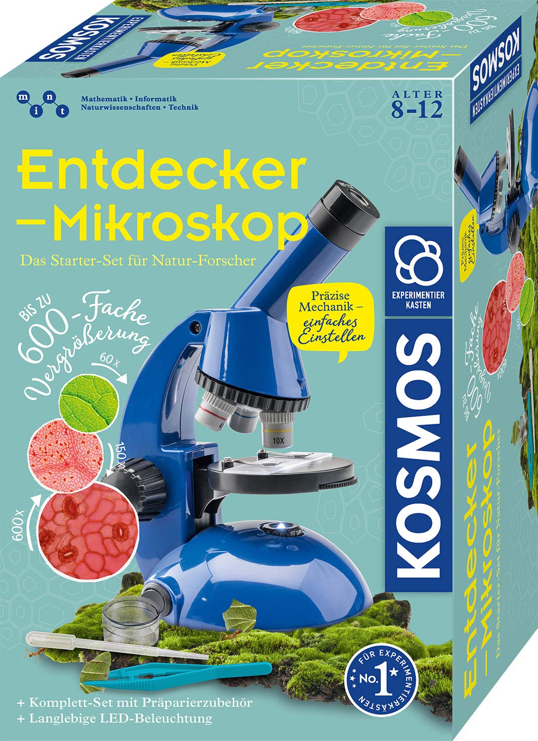 Kosmos Entdecker-Mikroskop Spannendes Mikroskopie-Set Für Junge Naturforscher Ab 8 Jahren 636050 Kosmos, Entdecker-Mikroskop, Spannendes, Mikroskopie-Set, Für, Junge, Naturforscher, Ab, 8, Jahren, 636050