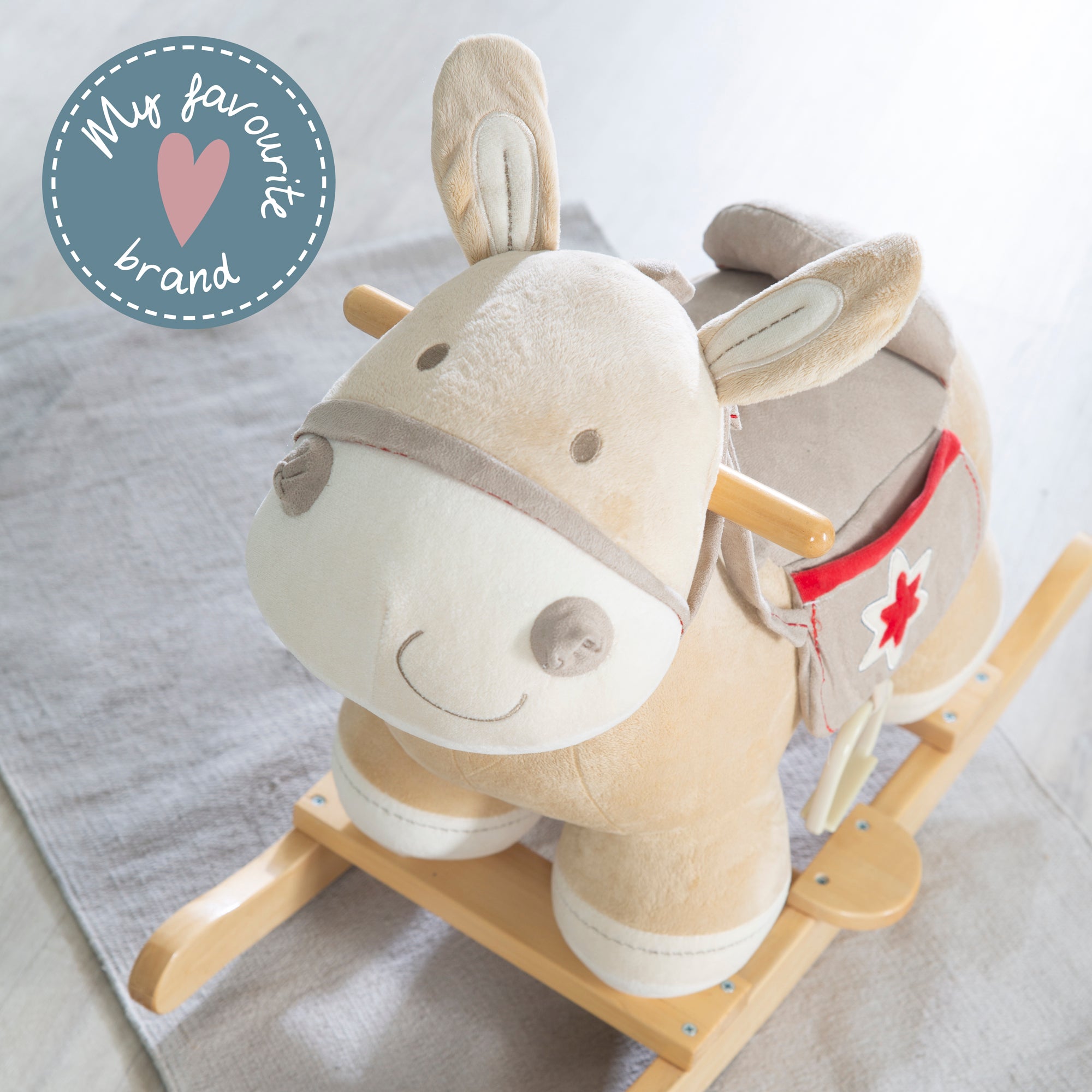 Roba 69028 Schaukelpferd natur lackiert – Spielen & Spaß - Produktbild 7