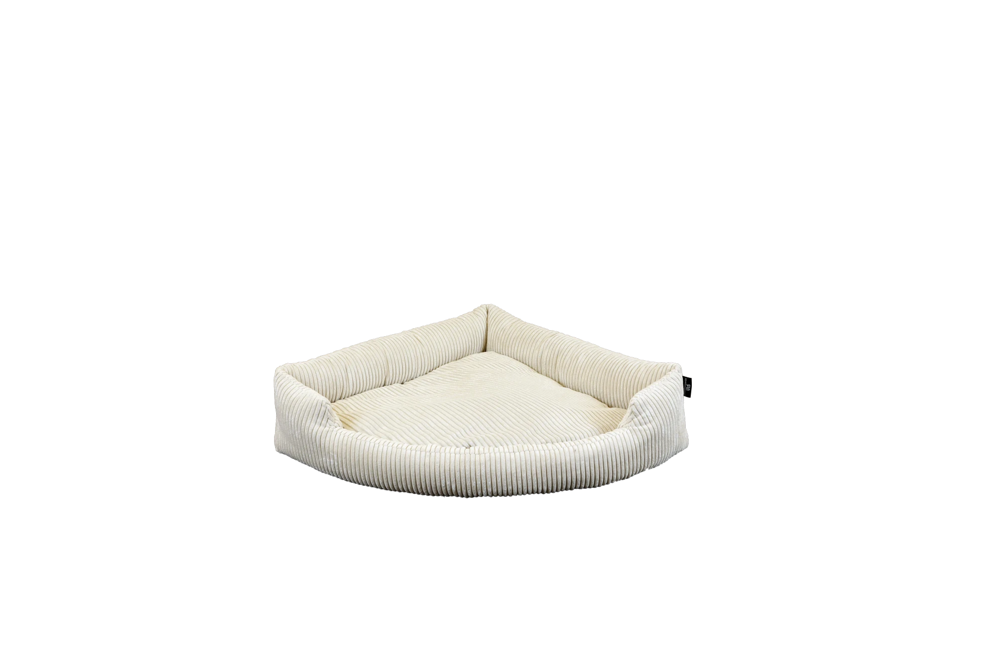 Rohrschneider RS 22335 Eck-Kuschelsofa Tabby Cord – Sofa mit Wendekissen GR.2 Beige