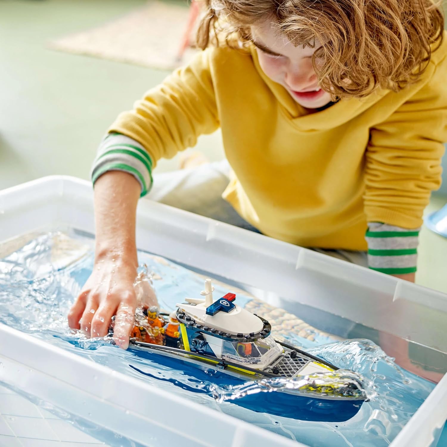 LEGO® City 60456 Verfolgungsjagd im Polizeiboot Person, Baden