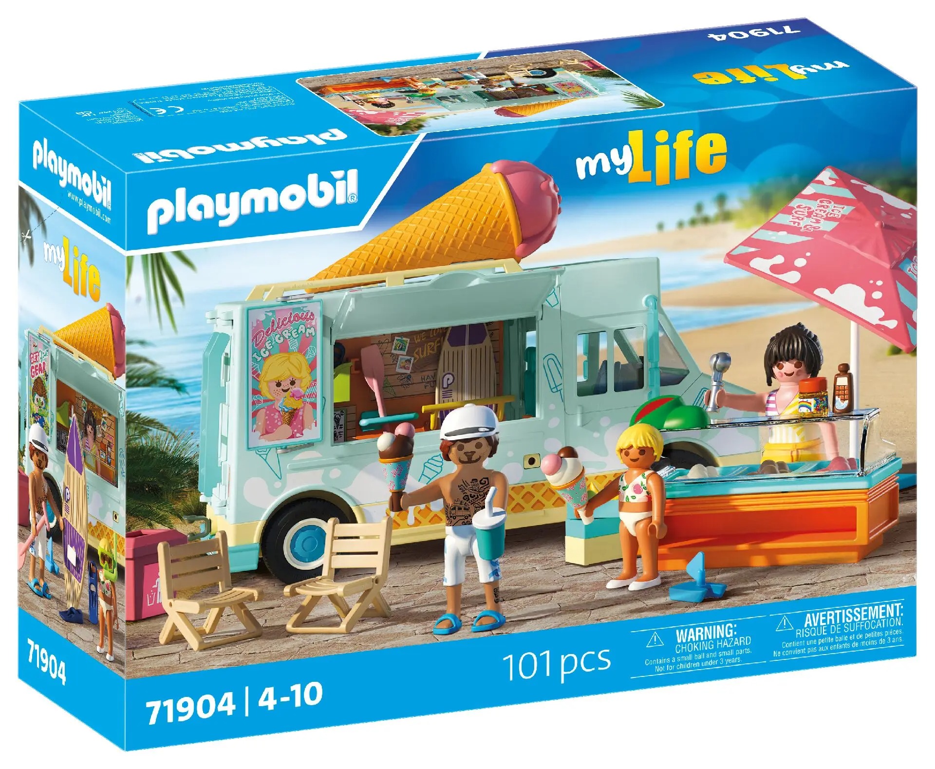 PLAYMOBIL 71904 My Life: Ice Cream Truck mit Surfshop
