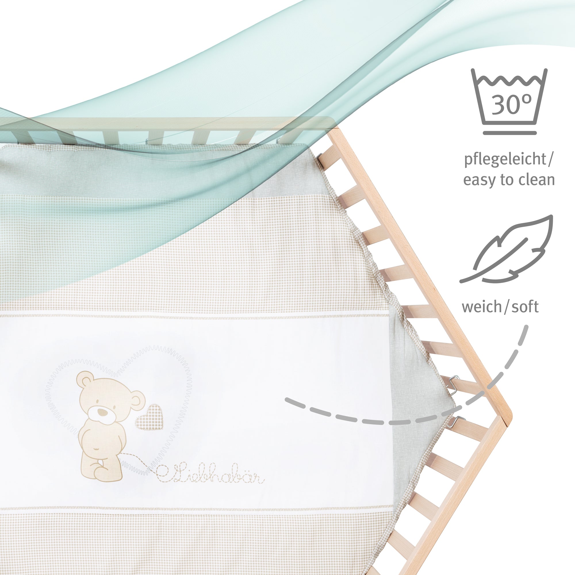 Roba 0232NAS105A Laufgitter 6-eckig Liebhabär natur lackiert - Produktbild 8