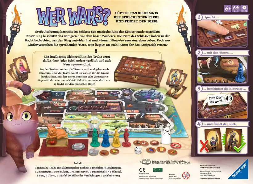 Ravensburger Kinderspiel 23494 - Wer war's?