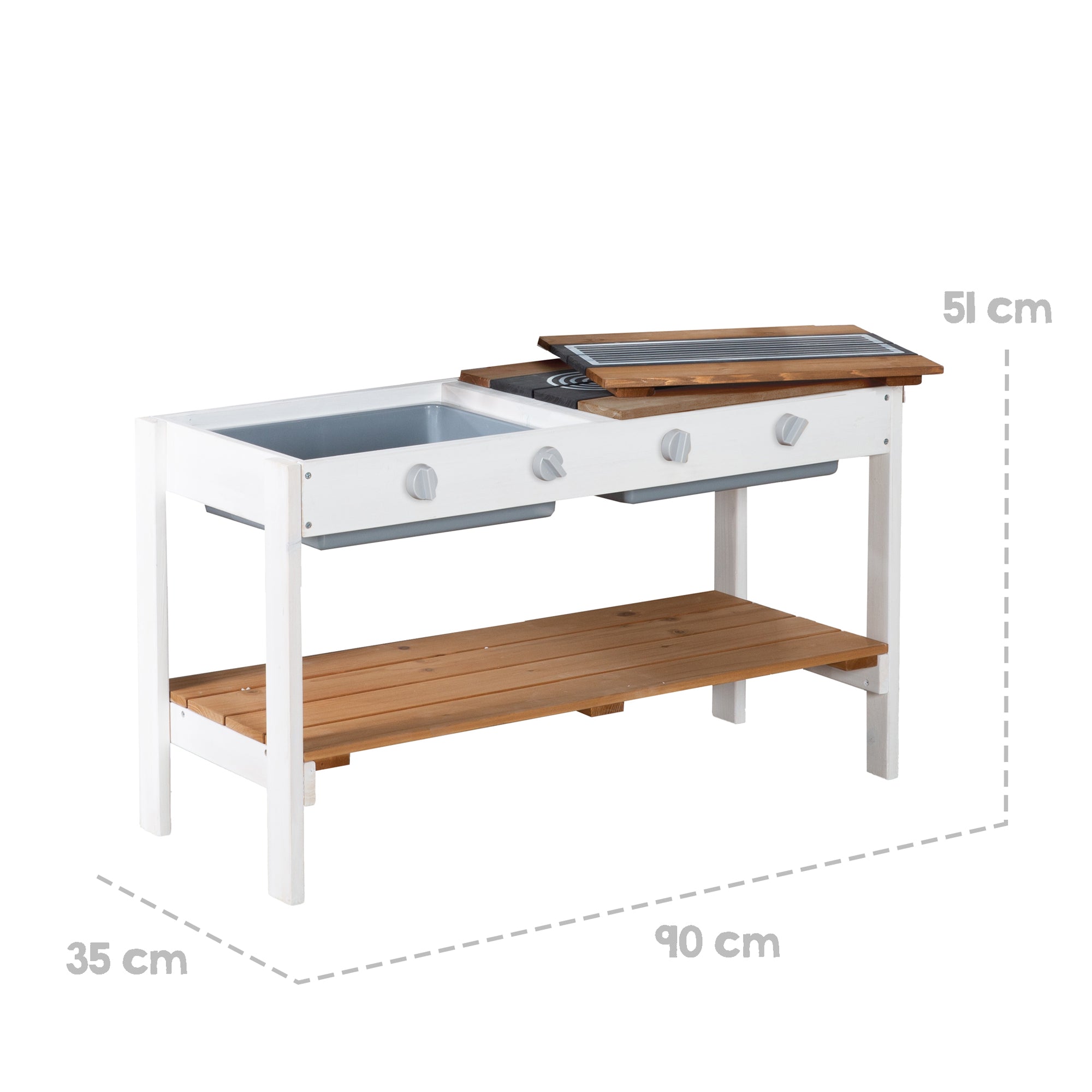 Roba 456066 Spielhaus mit Tischset & BBQ-Küche – Outdoor + - Produktbild 10