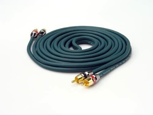 Phoenix Gold ARx.720 TLN Platinium TwinLink Cinch-Kabel 2,0 m, TwinLink "Twisted Pair" Cinchkabel Ø 6 mm, blau Made in USA