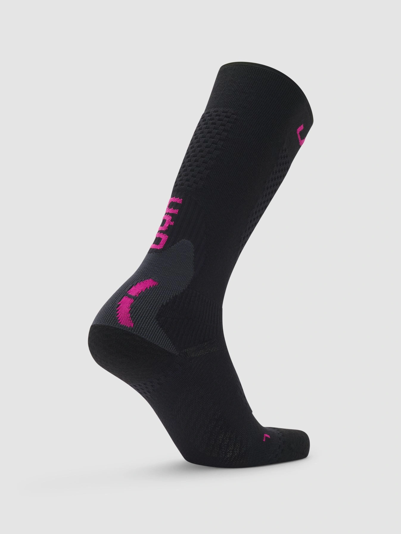 UYN Damen Skisocken One Alpine Merino S100378B093 - Schwarz/Pink GR. 35/36