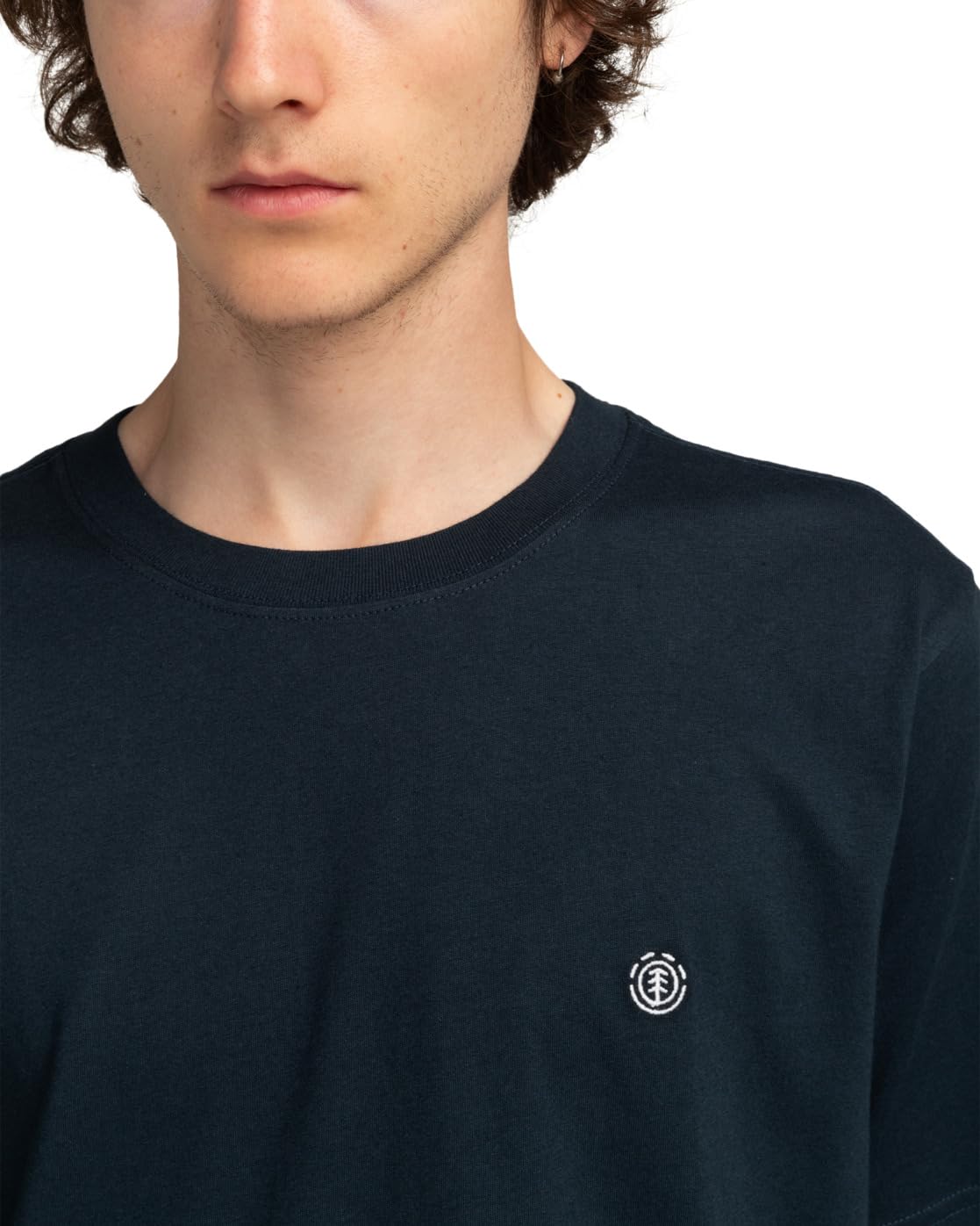 Element Icon Embroidery – T-Shirt für Männer, Dunkelblau GR. M