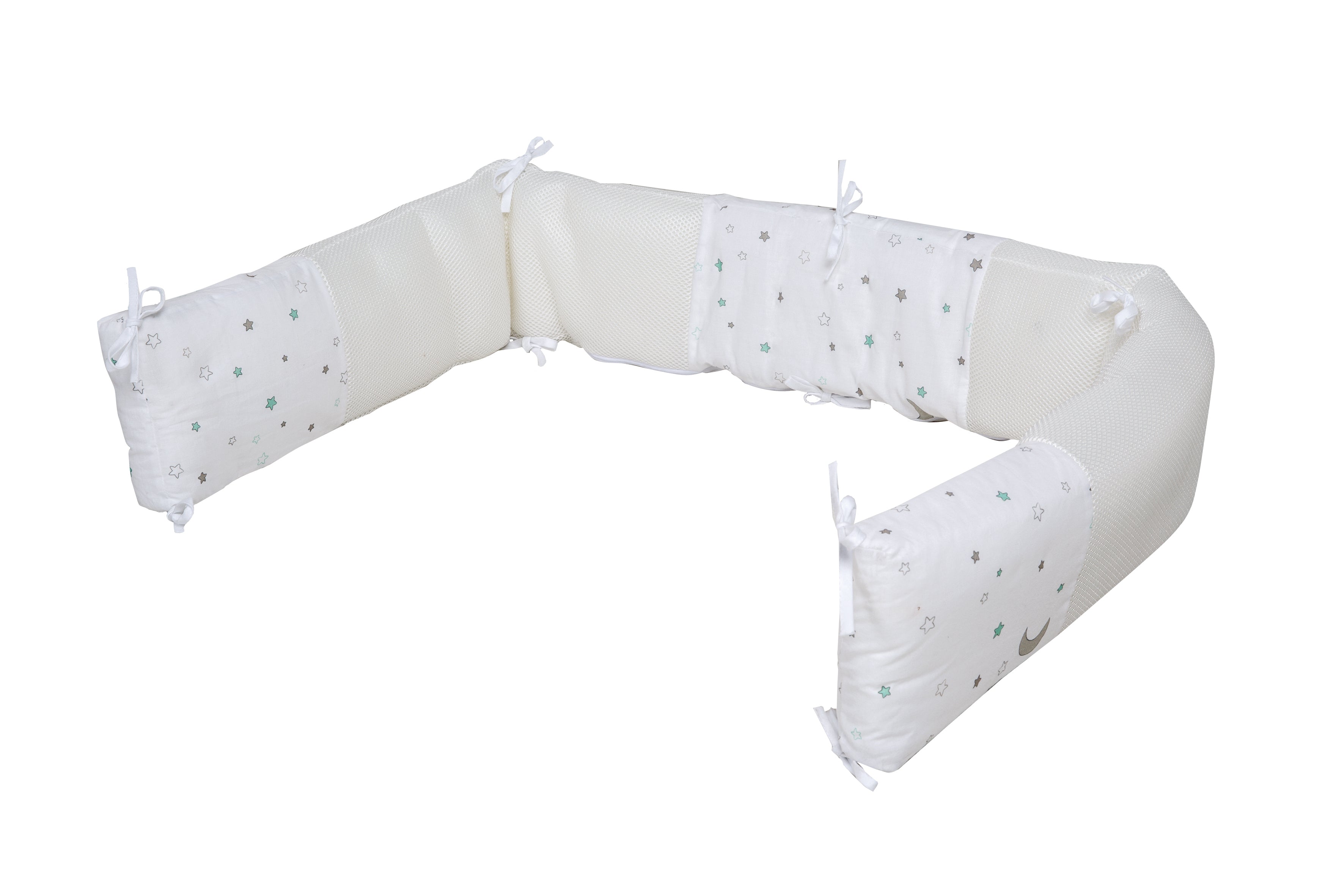 Roba 204087V209 Nestchen Easy Air Sternenzauber weiß – Bettenzubehör - weiß - Bettenzubehör - Produktbild 1