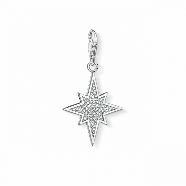 Thomas, Sabo, Anhänger, Charm-Club, Glitzerstern, 1540-051-14, Zubehor, Ohrring, Schmuck