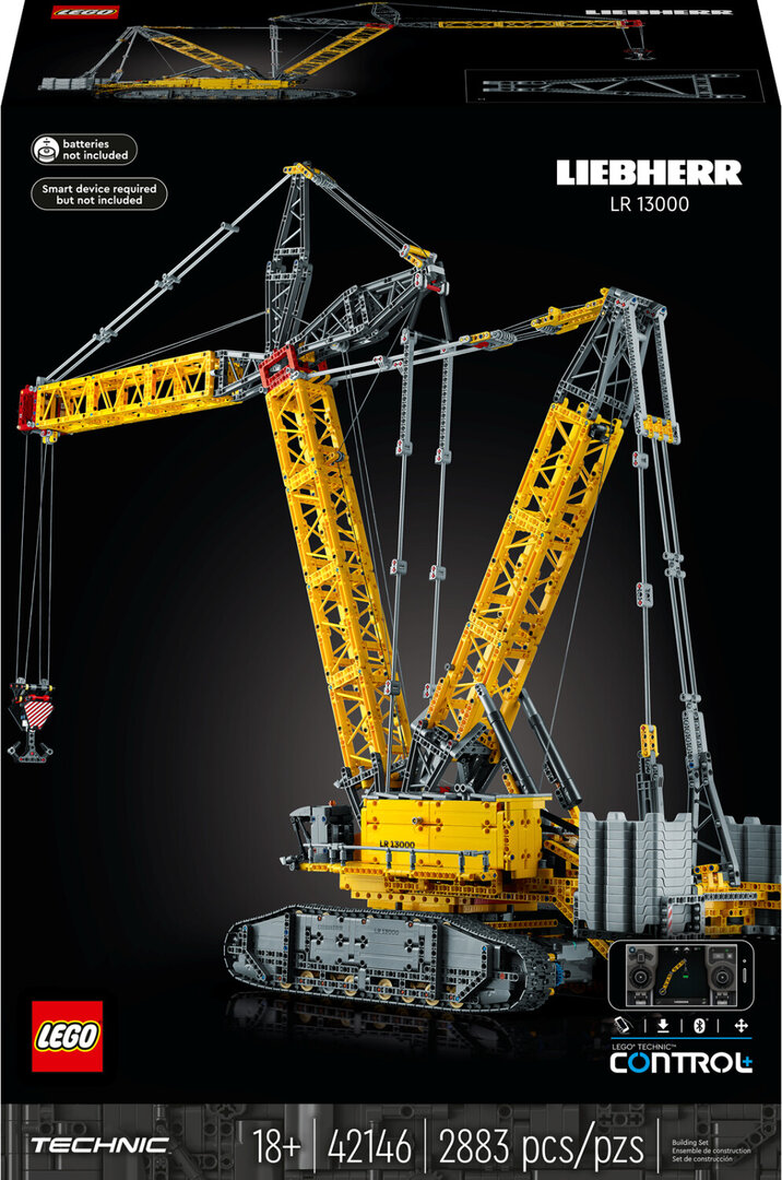 LEGO, 42146, Liebherr, LR, 13000, Raupenkran, Baugewerbe, Baukran